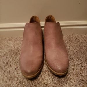 Cute light purple booties